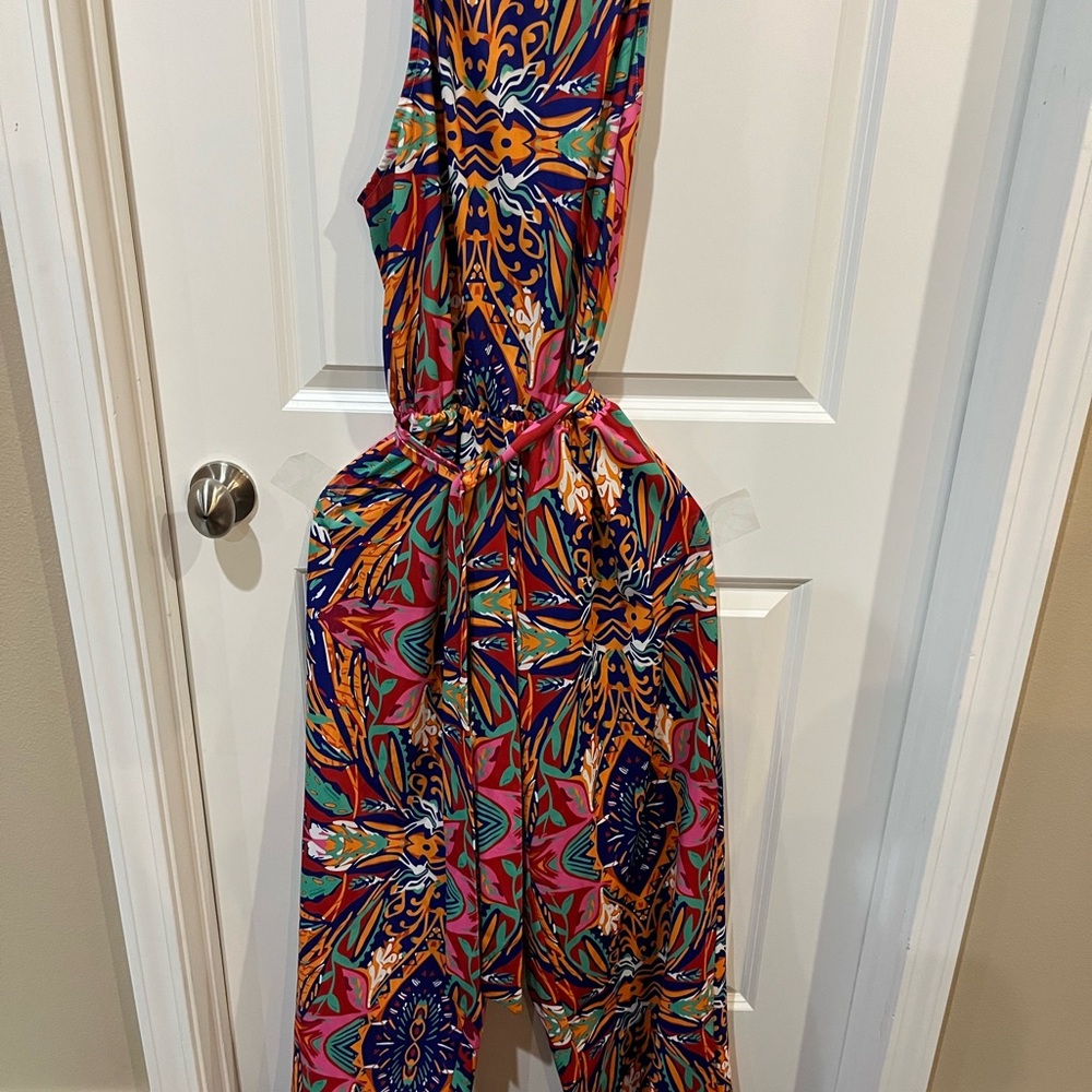 Colorful Patterned Jumpsuit